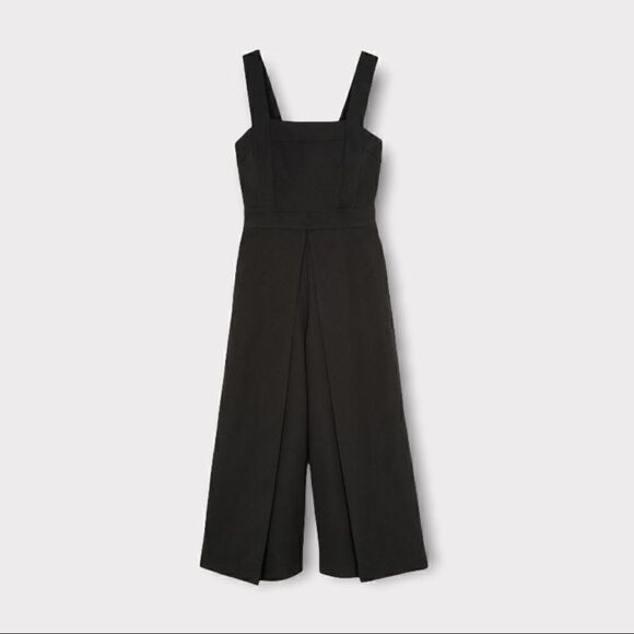 Kendall & Kylie for Neumann Marcus Tuxedo Camisole Wide-Leg Jumpsuit - Picture 5 of 8